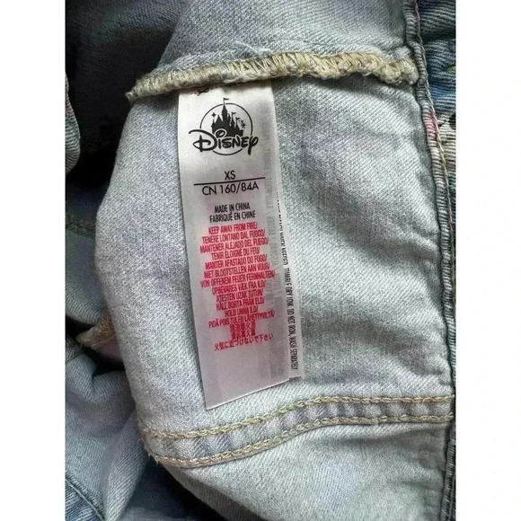 Women's Disney Store Oh My Disney Dog Dalmatian Jean Denim Jacket Size XS - Picture 4 of 6